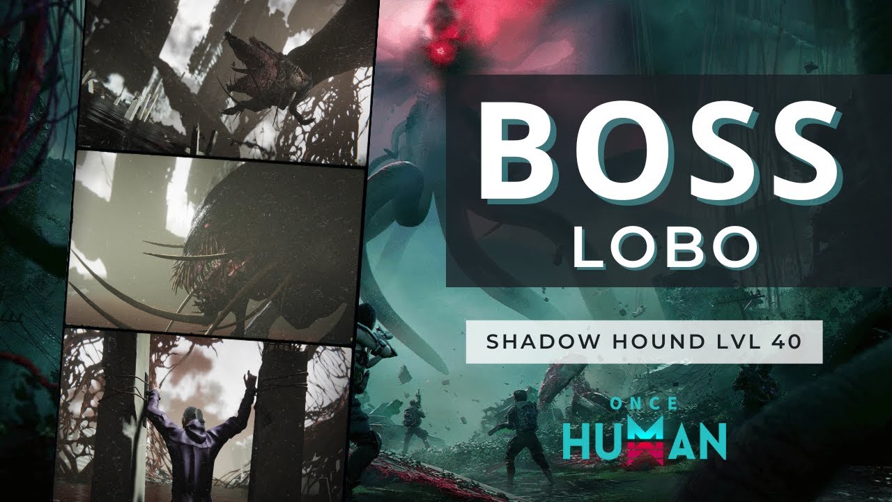 Derrote o boss LOBO | ONCE HUMAN | Shadow Hound | GAMEPLAY LVL 40 