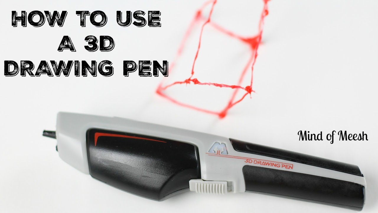 How to Use a 3D Drawing Pen YouTube