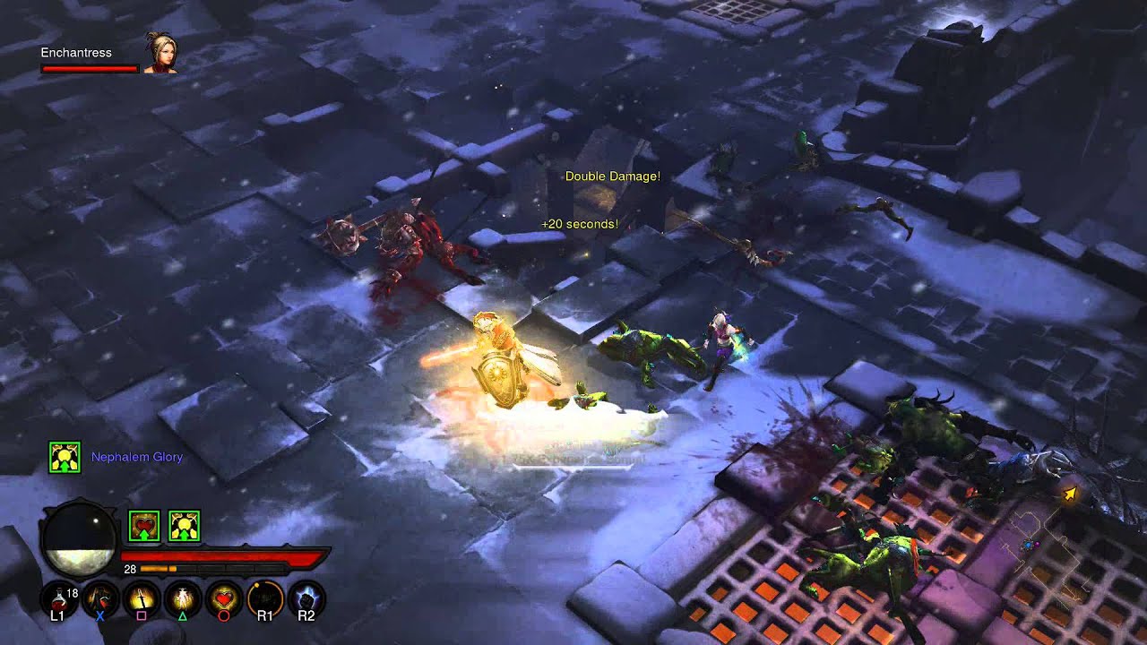Diablo III Ultimate Evil Edition - The Siege of Bastian's Keep: Protect Soldiers (3) Catapult, Winch