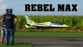 REBEL MAX CARF-MODELS | giant sport jet RC airplane | 4K | amazing flaps flying | 2022