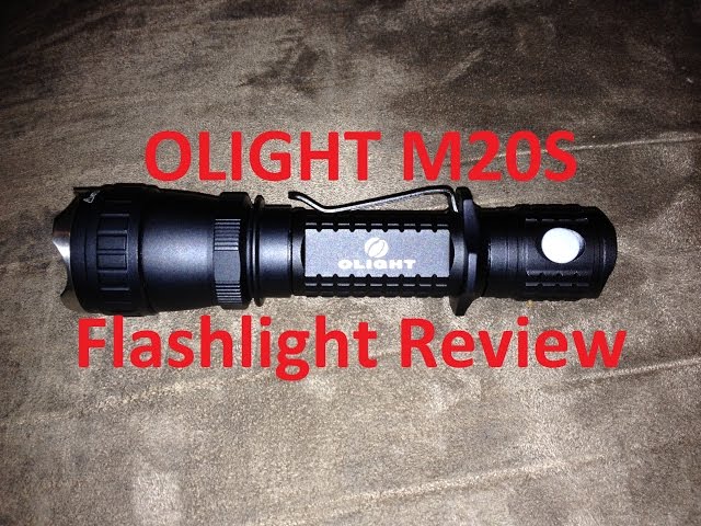 OLIGHT M20S Warrior LED Flashlight Review - YouTube