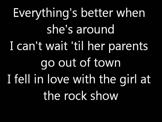 Blink 182 - The Rock Show (LYRICS CLEAN)
