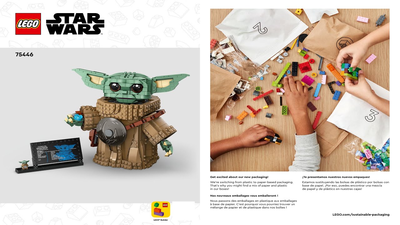 Star Wars - Grogu (Mandalorian Apprentice) - The Mandalorian and Grogu LEGO instructions
