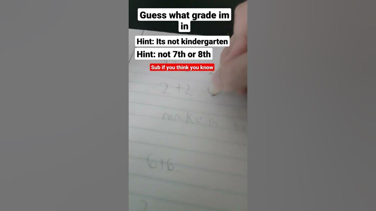 What Grade Am I In Quiz