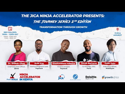 Ninja Accelerator in Kenya - Cohort 2 Startup Journey Panel Session