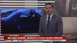 Mulher Morre, Marido E Filha Ficam Feridos Em Acidente Em São Gotardo