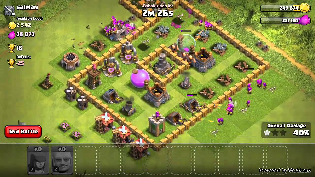Clash of clans attack th5 best loot att