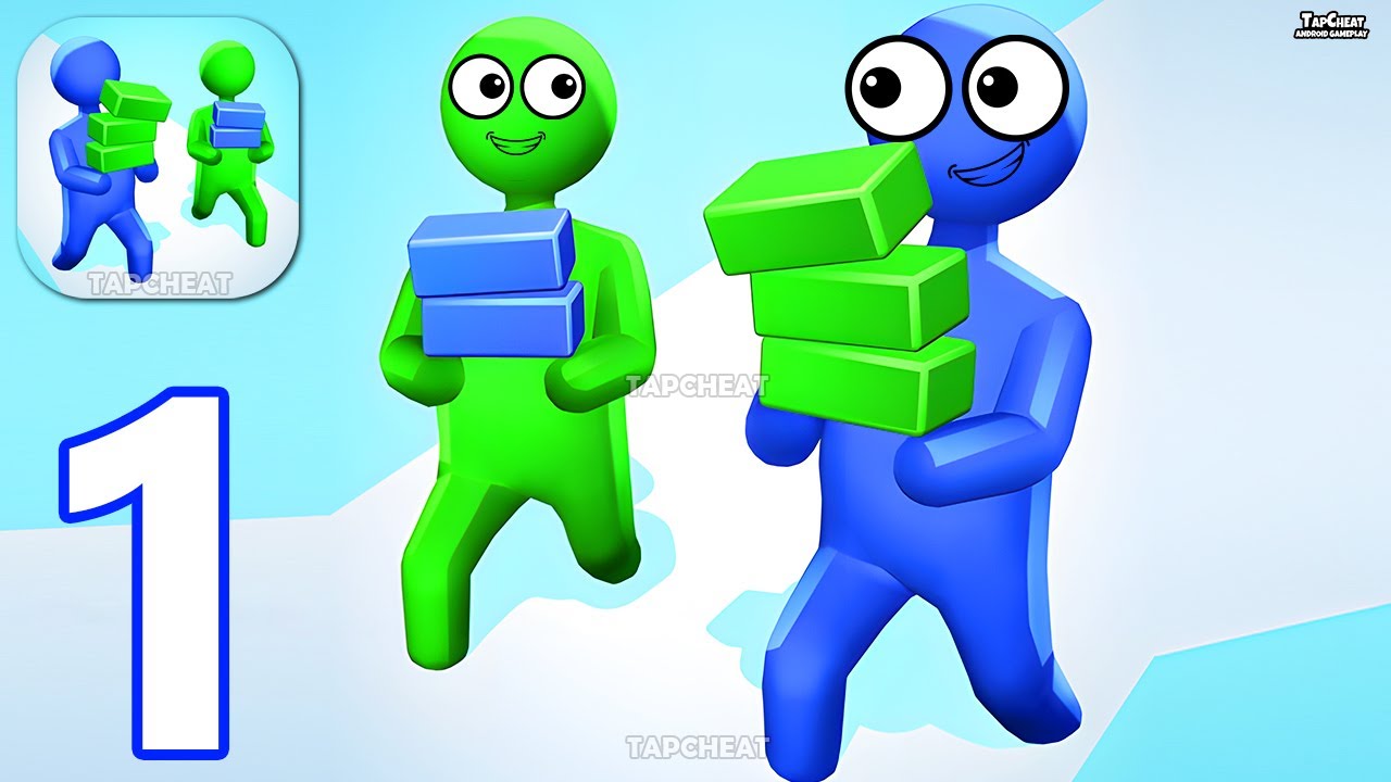 Stackioo Stack and Shoot - Gameplay Walkthrough Part 1 Stickman Stack io Race ...
