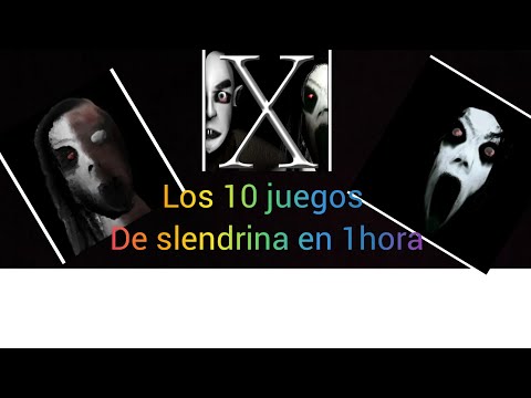 todos los juegos de slendrina en 1 hora
