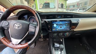 عرض مميزات شاشة كورولا 2014-2016 بنظام الاندرويد 2014 Corolla screen Android system