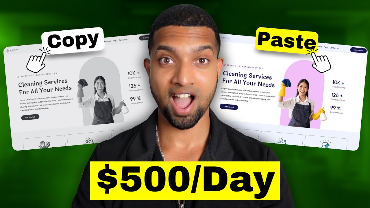 Steal This $15K/Month Web Design Copy & Paste System - YouTube