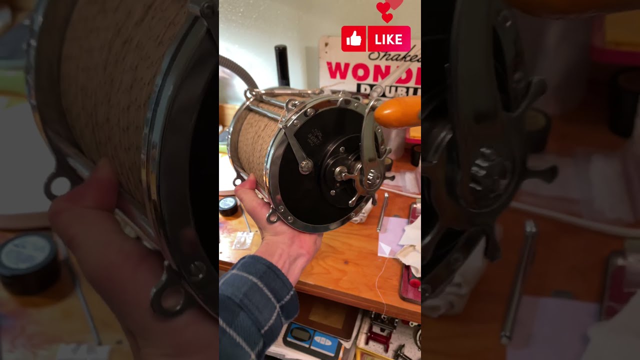 The Reel Used In Jaws Movie Penn Senator 117L 25 LB Crazy 