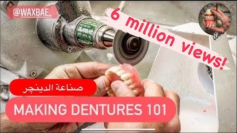 MAKING FULL UPPER DENTURE FROM START TO FINISH. #waxbae #makingdentures #denture