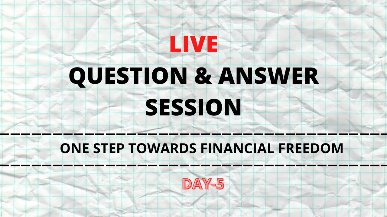 Live Question LIVE QUESTION & ANSWER SESSION... - YouTube
