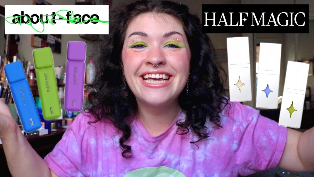 about face / makeup tutorial, review, demo / halsey 