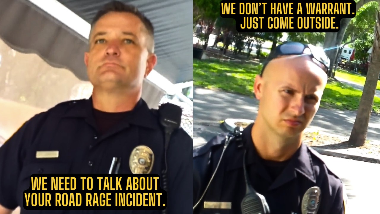 Cops Show Up To His Home Over A Road Rage Incident, But The Homeowner Exposes The Truth