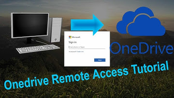 Microsoft Onedrive Basics - Onedrive remote access