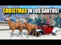 CHRISTMAS IN LOS SANTOS WITH SANTA CLAUS! | GTA 5 THUG LIFE #391