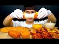 ASMR 직접튀겨 망한 모짜렐라치즈튀김🧀자메이카통다리구이 뿌링소떡 먹방~!Fried Mozzarella Cheese Chicken Legs Spicy Noodle MuKBang!