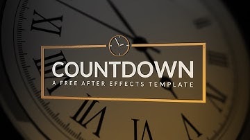Countdown: A Free After Effects Template