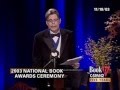 Stephen king talk at the 2003 national book awards ceremony