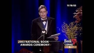 Stephen King talk at the 2003 National Book Awards Ceremony