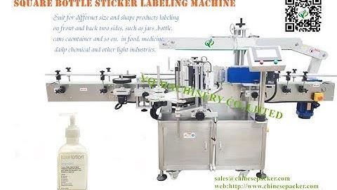 Factory price automatic label machine for glass bottle three sides label application equipment