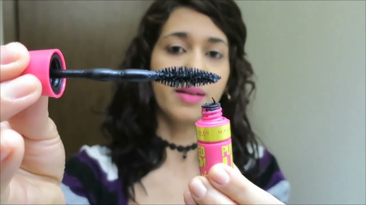 Maybelline volume pumped up mascara review
