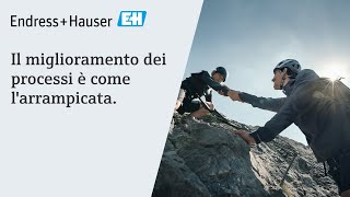 Il miglioramento dei processi è come l'arrampicata | Endress+Hauser #TeamUpToImprove