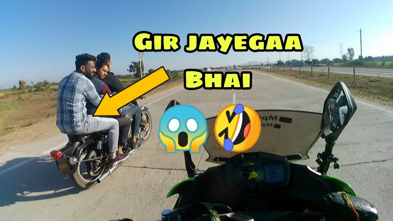 Bullet or ninja Ninja or Bullet ki race lag gai 😅😅🤣ninja bullet 