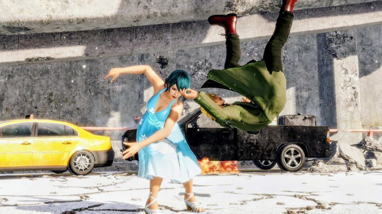 (DOA6) Reverse Ryona - Tamaki Slams Eliot To The Ground Beautifully!