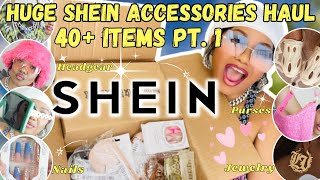 **HUGE** SHEIN ACCESSORIES HAUL, PART 1 | 40+ items (Lashes, Handbags, Jewelry, Shoes and More!)