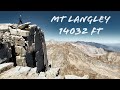 Backpacking Sequoia National Park|Mount Langley Solo Hike|Army Pass|Cottonwood Lakes|Horseshoe Pt1