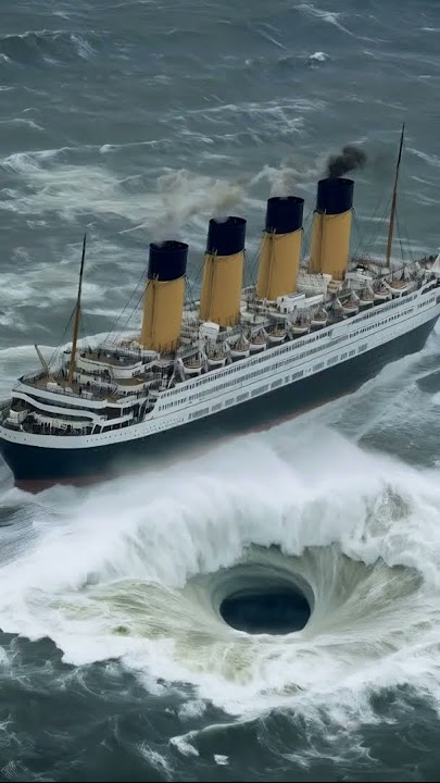 Titanic vs Ocean Whirlpool: Can the Legendary Ship Escape?