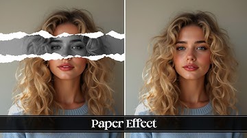 How to Create a Realistic Torn Paper Effect in Photoshop I #PaperEffect I #TornPaperEffect