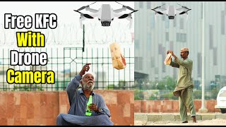 Deliver Free KFC with Drone | Social Experiment | LahoriFied