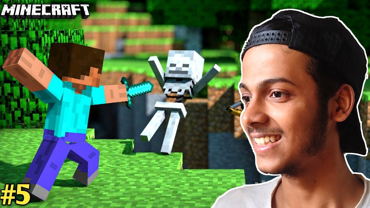 I FIGHT INVINCIBLE SKELETON IN MINECRAFT