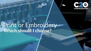 Personalised Clothing | Print Vs Embroidery – Which Should I Choose?