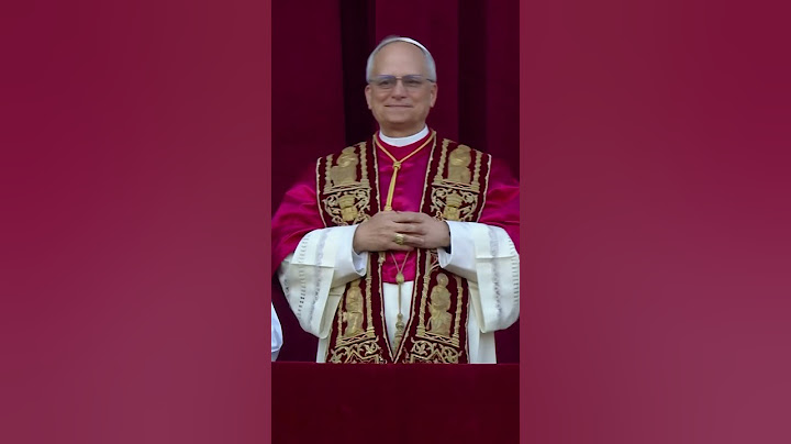 Primeira saudação do Papa Leão XIV #shorts