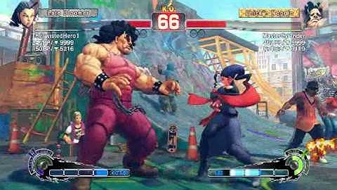 Ultra Street Fighter IV battle: Rose vs Hugo: Bonus pokemon style lagtastic battle
