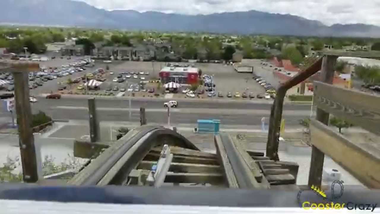 New Mexico Rattler at Cliff's Amusement Park - YouTube
