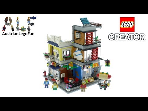 Lego Creator 31097 Townhouse Pet Shop & Café Speed Build