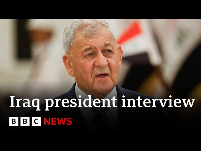 Iraq President Abdul Latif Rashid claims country’s corruption has decreased - BBC News class=