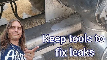 Do you have tools on your truck? If you unload a  tanker then you should. work smarter not harder 🤔