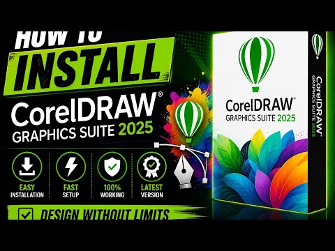 How to install crack Version Corel draw Graphics suits 2025