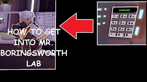 HOW TO GET INTO MR. BORINGSWORTH LAB IN RB BATTLES