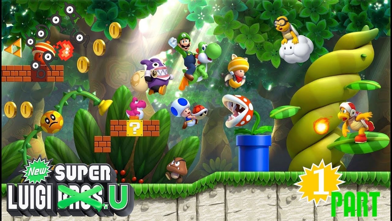 New Super Luigi U Part 1 Vidya Bros. YouTube