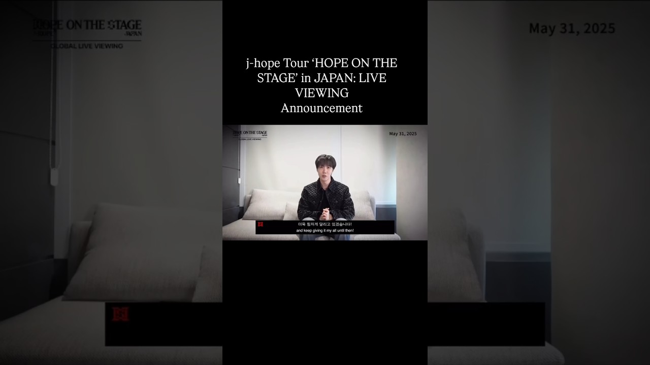 J-hope Tour 'HOPE ON THE STAGE' in JAPAN: LIVE VIEWING