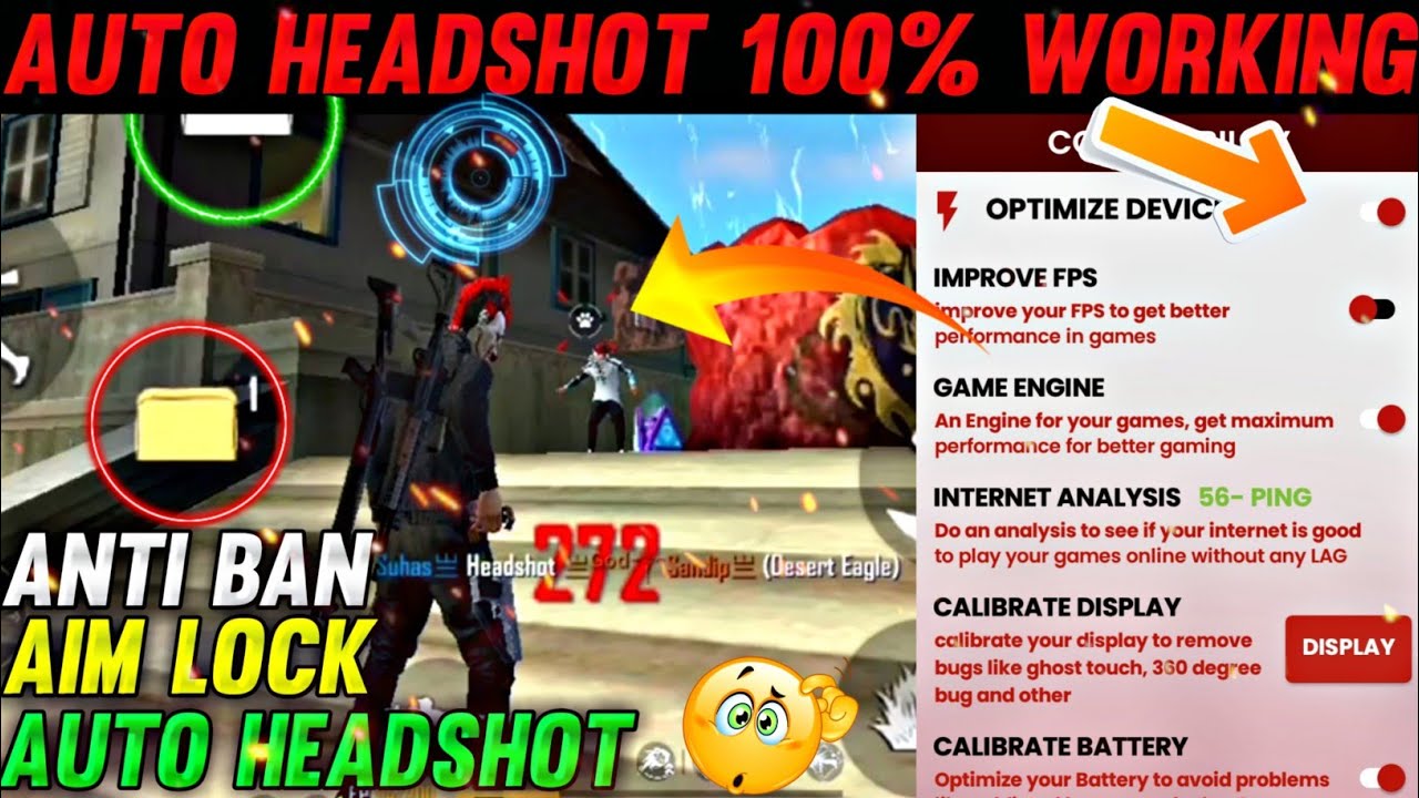 How to use ffh4x free fire in android Auto headshot app 2023 