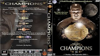 WWE Night Of The Champions 2010 - WWE 2K19 Full Card Playthrough